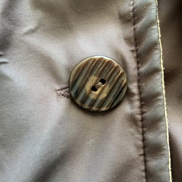 J Jill reversible wool blend coat hood tan brown size medium - Picture 8 of 14